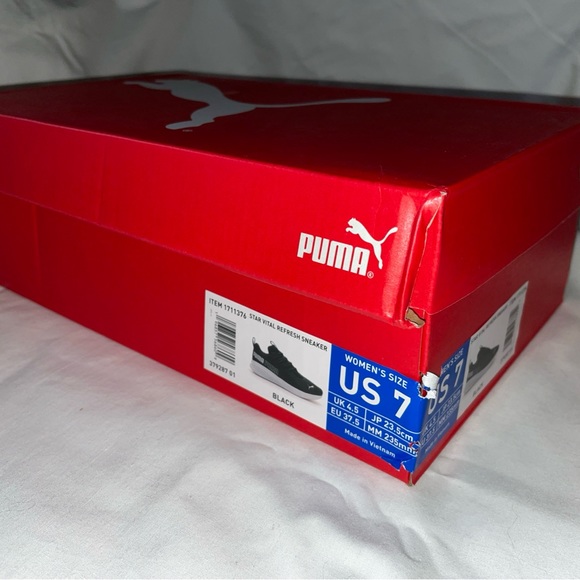 New Women’s Black Puma sneakers; SZ:7; Star Vital Refresh Sneakers - Picture 5 of 11